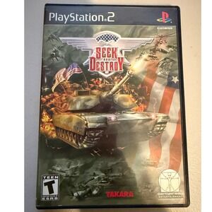 USED/OPENED Seek and Destroy Sony PlayStation 2 PS2 Game